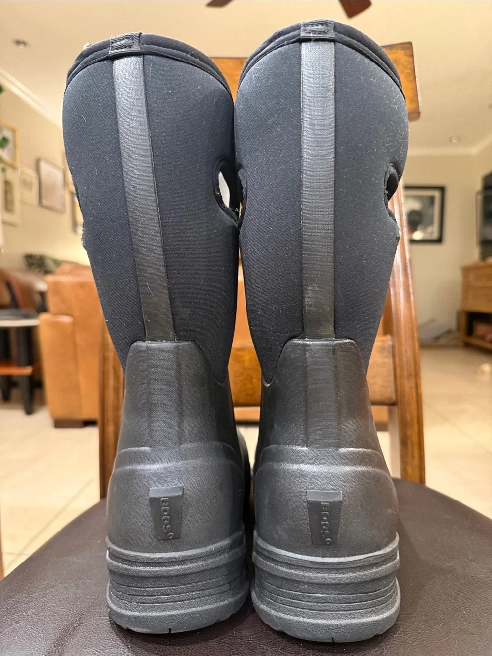 Bogs Black Tall Bozeman Waterproof Insulated Boots Men’s Size 8 Like New